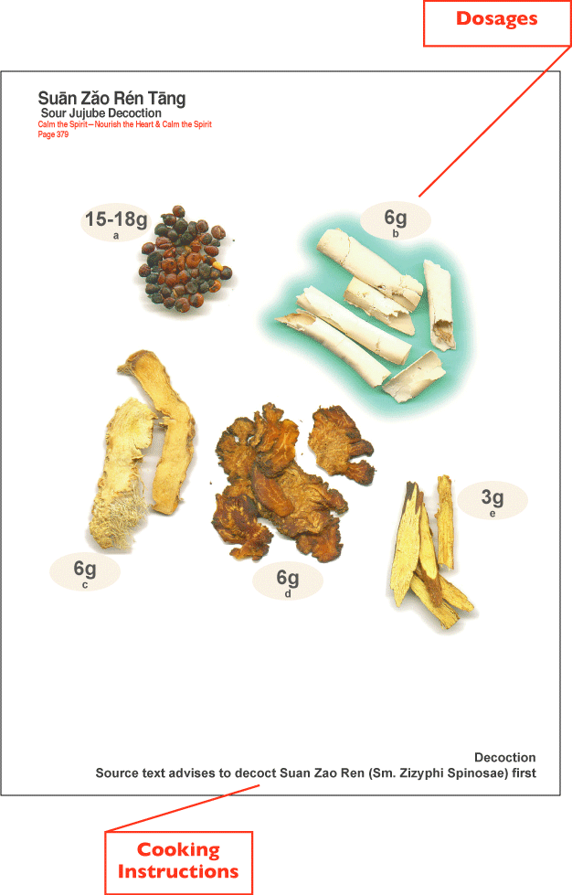 Sample of Suan Zao Ren Tang Back